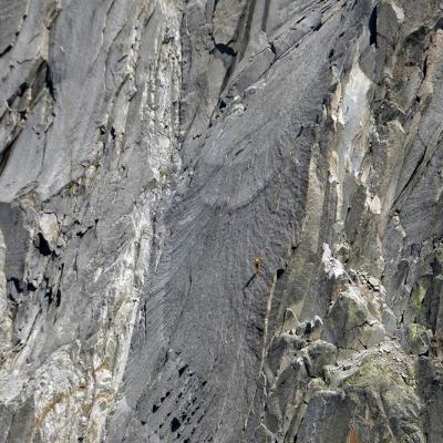 Cordée en face ouest de Blaitière