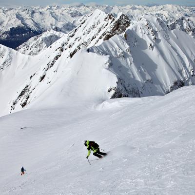 Sur la classique en direction de la Coume de l'Ours