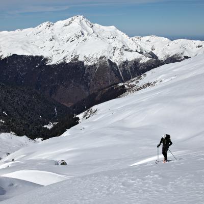 En remontant au col d'Aouet