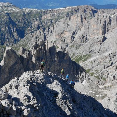 Descente du Catinaccio