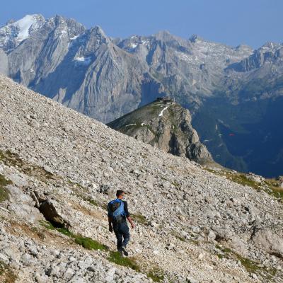 Au retour de la Torre Innerkofler