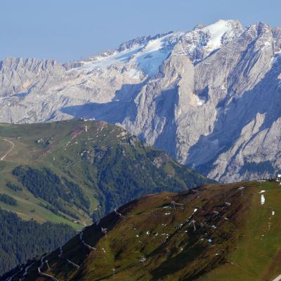 Le glacier de la Marmolada