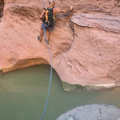 Khazali Canyon, cette fois avec les vasques pleines