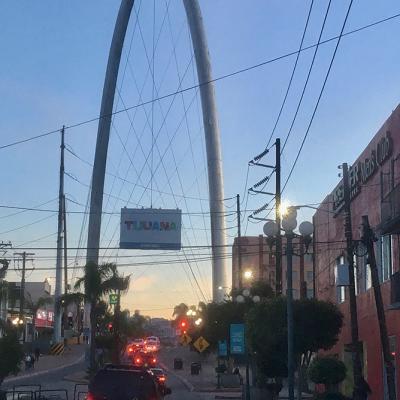 Entreé à Tijuana juste après la frontière