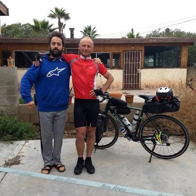 A Ensanada avce Chema, hôte d'un soir, que j'ai revu plusieurs semaines plus tard à Mexico