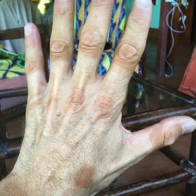 Bronzage cycliste