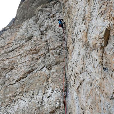 Voie KCF à la Rochetta Alta di Bosconero