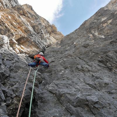 Via del Drago au Lagazuoi Grande