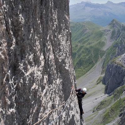 Voie du Spigolo à la Petite Aiguille