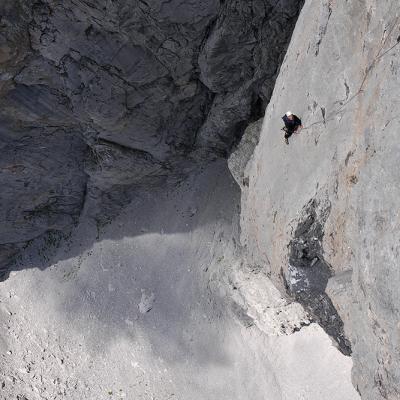 Voie du Spigolo à la Petite Aiguille