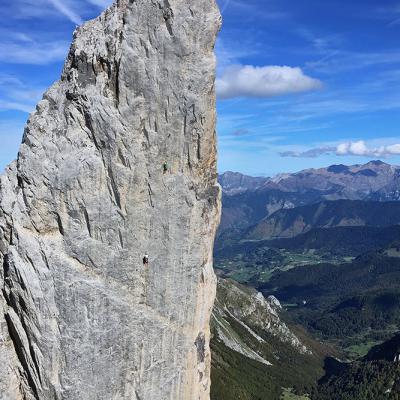 Voie du Spigolo à la Petite Aiguille