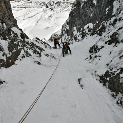 Couloir NE du Soum de Canaus