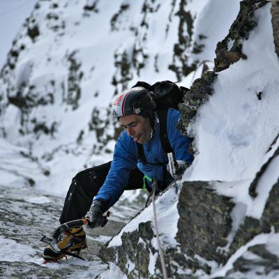 Goulotte Lechêne au Pic d'Isardé