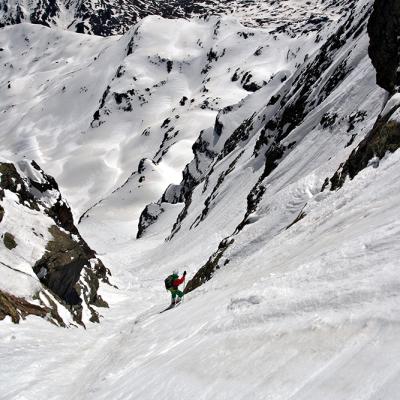 Couloir de la Fourche à l'Ossau