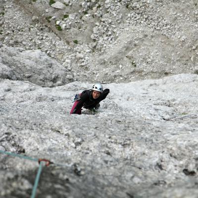 Tour de Sella. Voie Messner