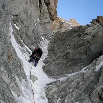 Tour Ronde. Goulotte Rébuffat