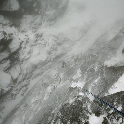 Aig. du Midi. Rappel de la Passerelle