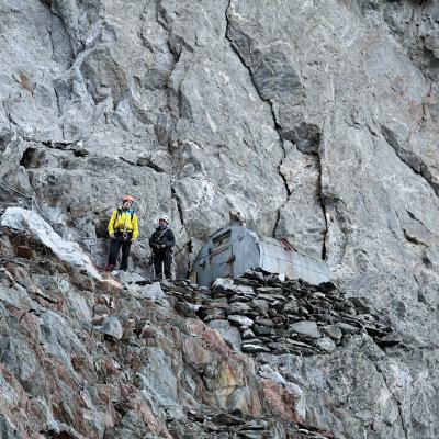 J2, arrivée au bivouac Craveri