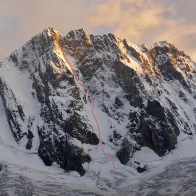Goulotte Colton-MacIntyre aux Jorasses