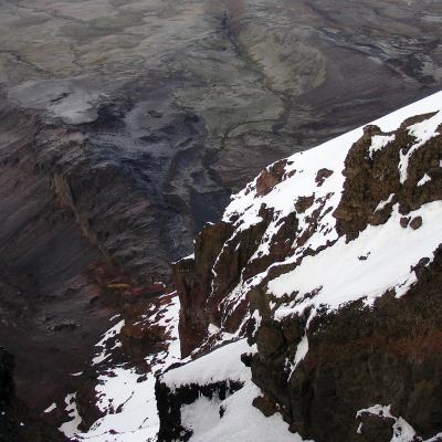 Arête sud de l'Antisana