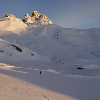 En direction du Pic de Cuyalaret