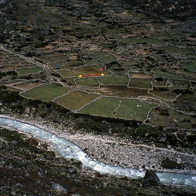 Pendant l'approche, vallée de Thame