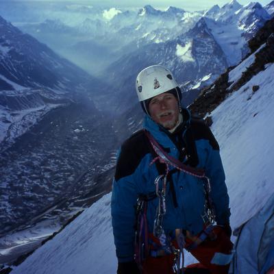 Fin de journée en direction du sommet