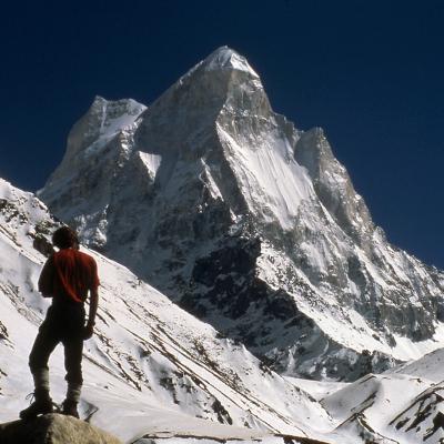 Camp de base face au Shivling