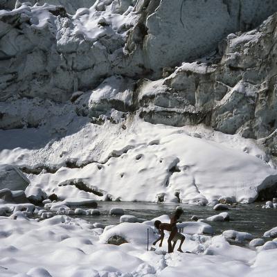 Saddhus aux sources du Gange