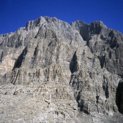 Les parois du Bisotun