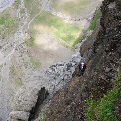 Passage de sortie arrosé en cette saison
