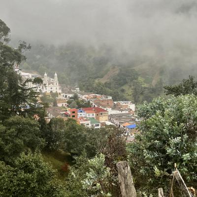 Village magique de Mutiscua proche le frontière avec le Vénézuela, où j'ai passé le réveillon de la nouvelle année
