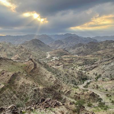 Paysages dans la région de Médine