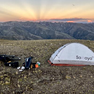 Un des innombrables bivouacs